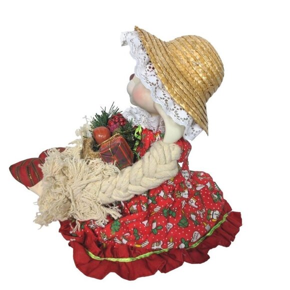 Vintage House of LLoyd Christmas Around The World Flossie Bunny Rope Legs 541736 - Picture 9 of 9